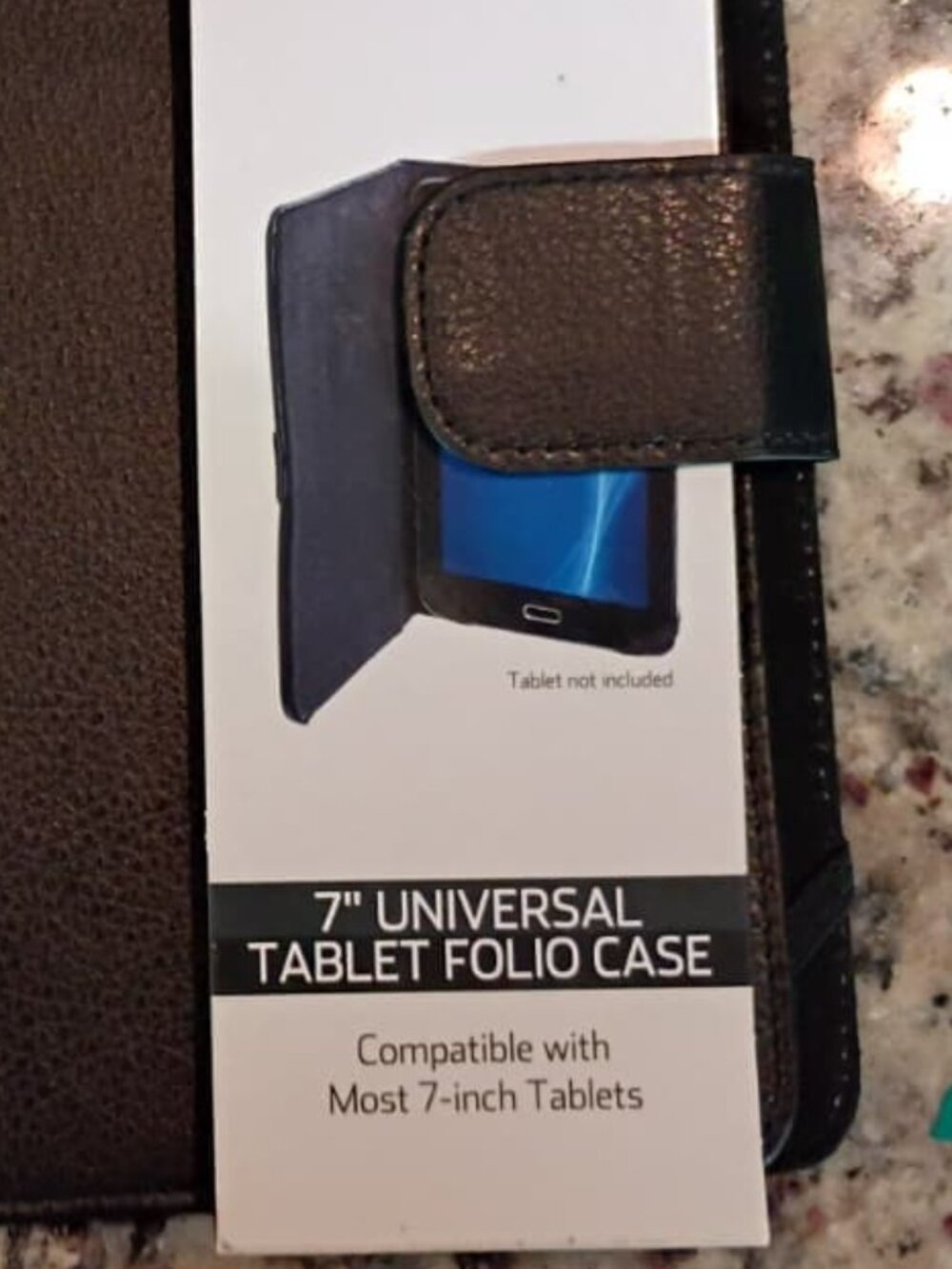 Onn 7" Universal Tablet Folio Case-Compatible with Most 7-inch Tablets-NEW